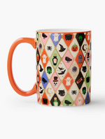 Load image into Gallery viewer, Halloween Argyle Porcelain Mug
