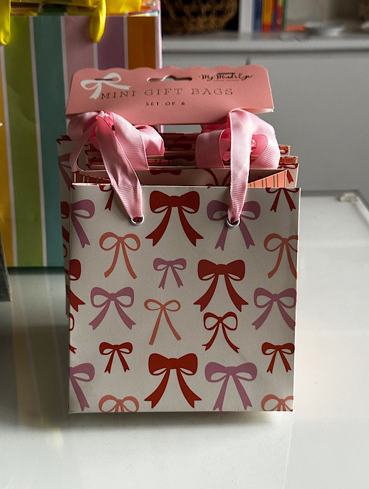 Small Gift Bags Set of 6