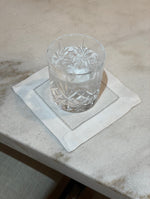 Load image into Gallery viewer, White Linen Cocktail Napkin Set
