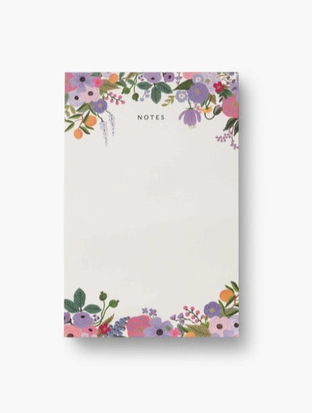 Violet Garden Party Notepad