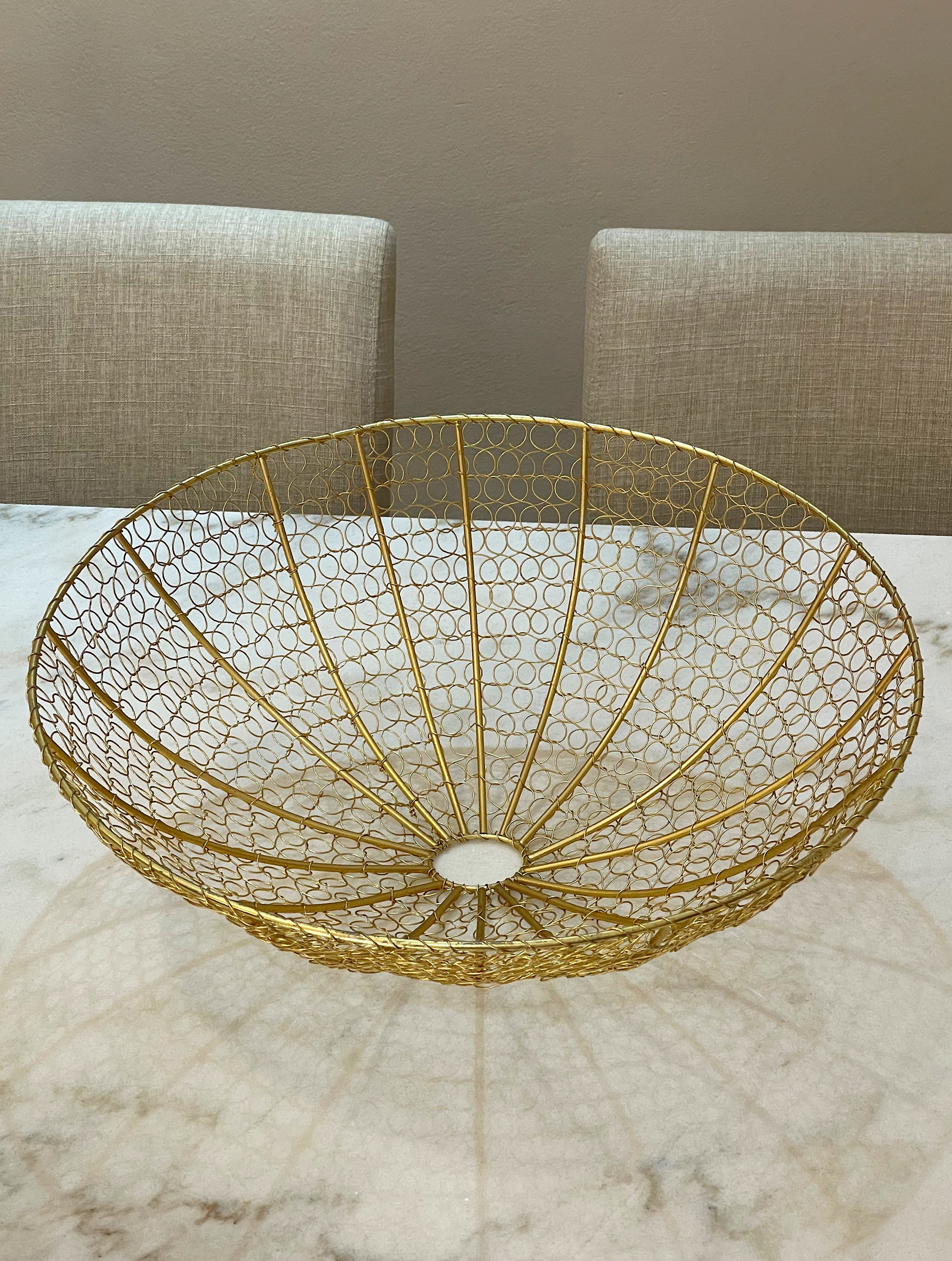 Gold Metal Bowl
