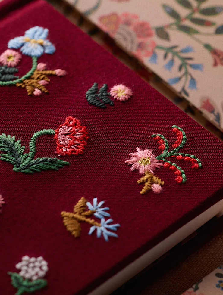 Gracie Mini Embroidered Journal