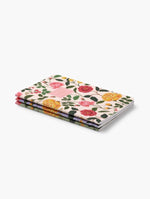 Load image into Gallery viewer, Roses Stitched Notebook Set
