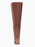 Load image into Gallery viewer, Brown Folding Fan
