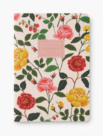 Load image into Gallery viewer, Roses Stitched Notebook Set
