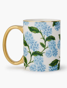 Hydrangea Porcelain Mug