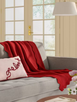 Load image into Gallery viewer, Red Heart Knit Throw

