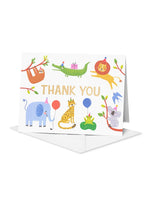 Load image into Gallery viewer, Animal Party Thank You Cards
