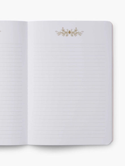 Roses Stitched Notebook Set