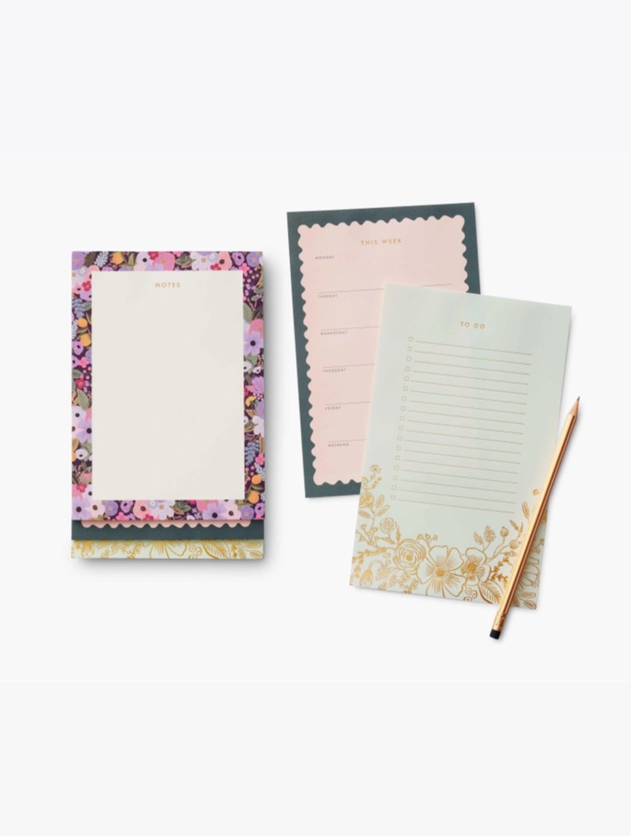 Violet Garden Party Tiered Notepad