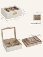 Load image into Gallery viewer, White Jewelry Box Small
