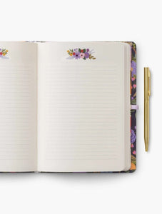 Violet Garden Party Journal With Pen