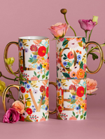 Load image into Gallery viewer, Garden Party Porcelain Monogram Mug
