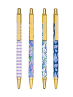 Load image into Gallery viewer, Lilly Pulitzer Black Ink Pen Set of 4
