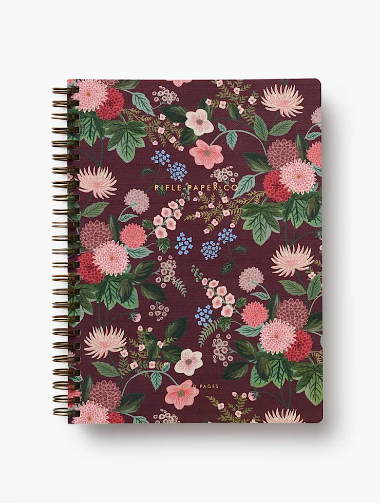 Dahlia Spiral Notebook