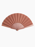 Load image into Gallery viewer, Brown Folding Fan
