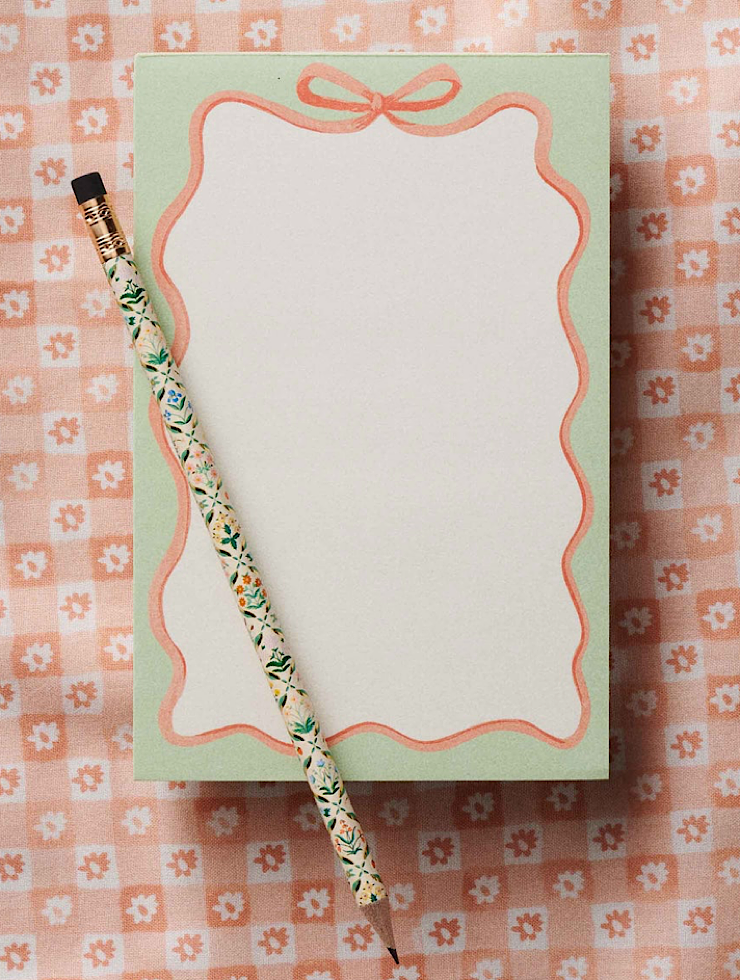 Ribbon Blank Notepad