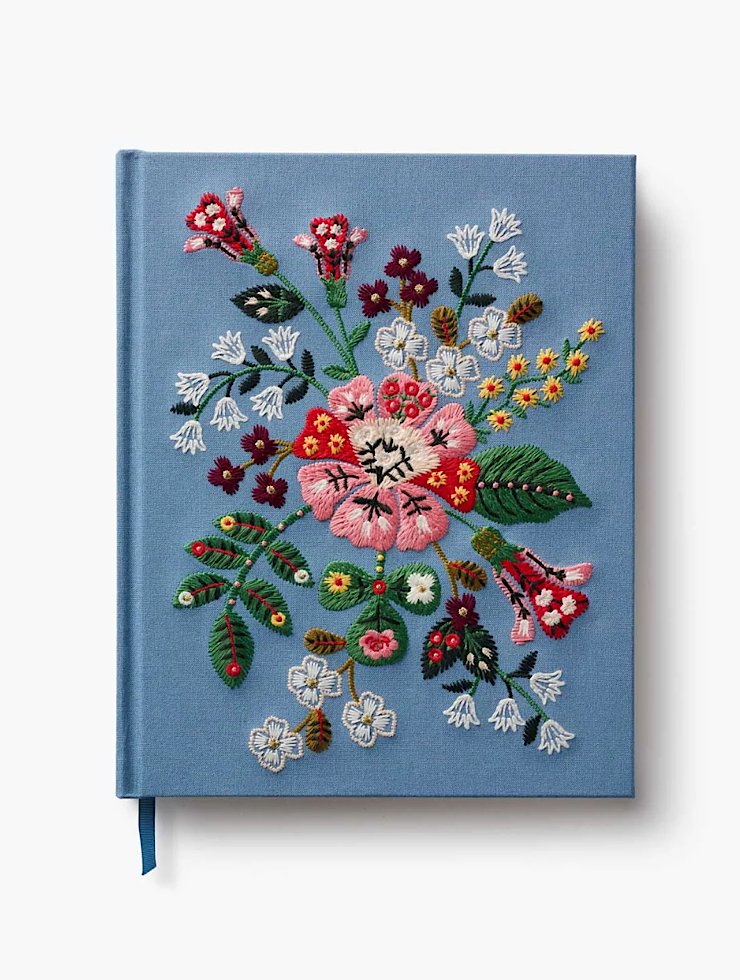 Gracie Embroidered Sketchbook