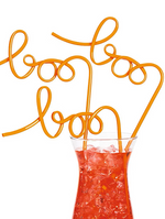 Load image into Gallery viewer, Boo Plastic Silly Straws
