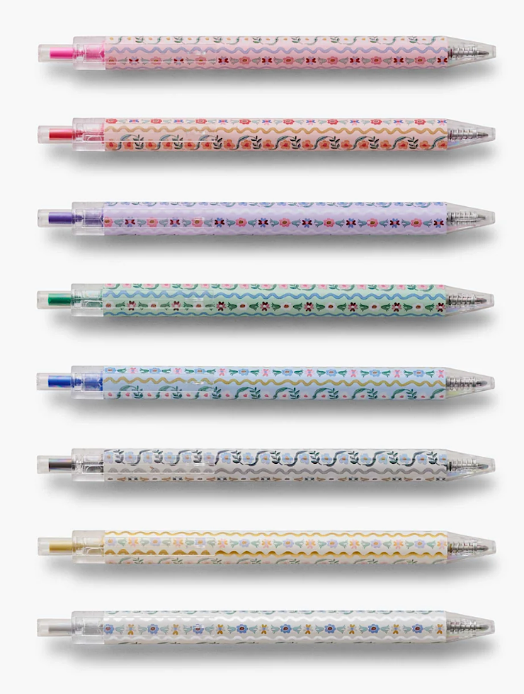 Delphine Gel Pen Set of 8