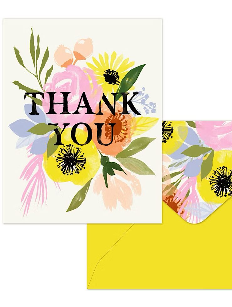 Floral Thank You Cards