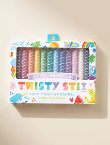 Twisty Stix Oil Pastels, Set of 12