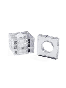 Acrylic Napkin Ring Set