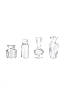 Clear Glass Bud Set