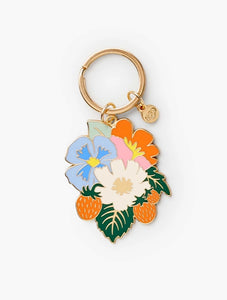 Strawberry Fields Enamel Keychain