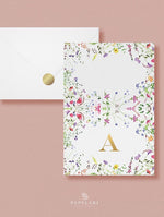 Load image into Gallery viewer, Wild Flower Monogram Card Set
