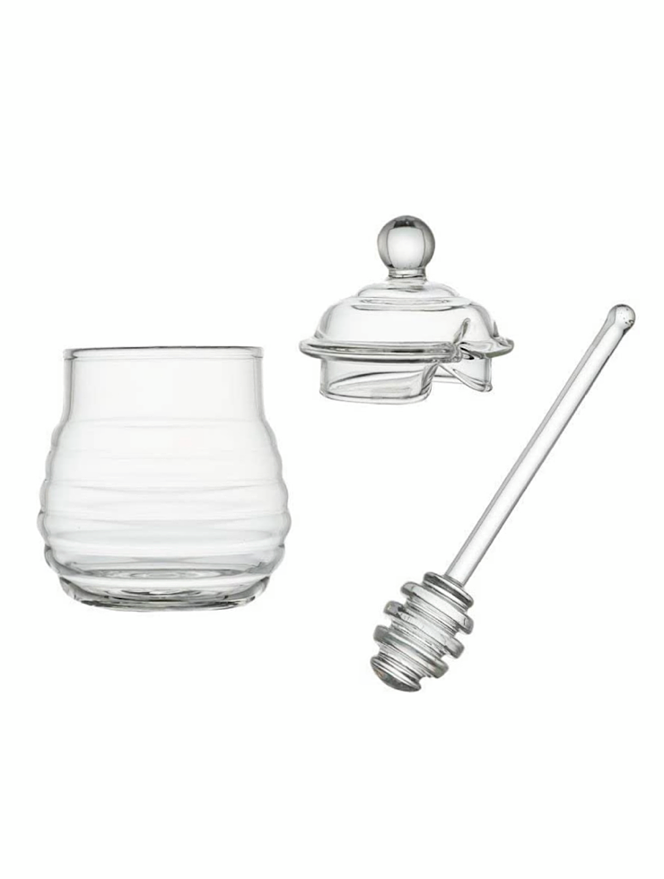 Honey Jar with Dipper