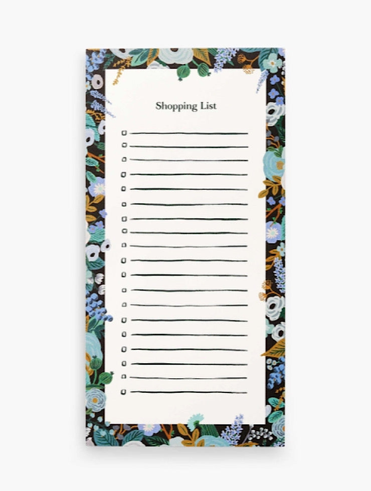 Garden Party Blue Market Pad