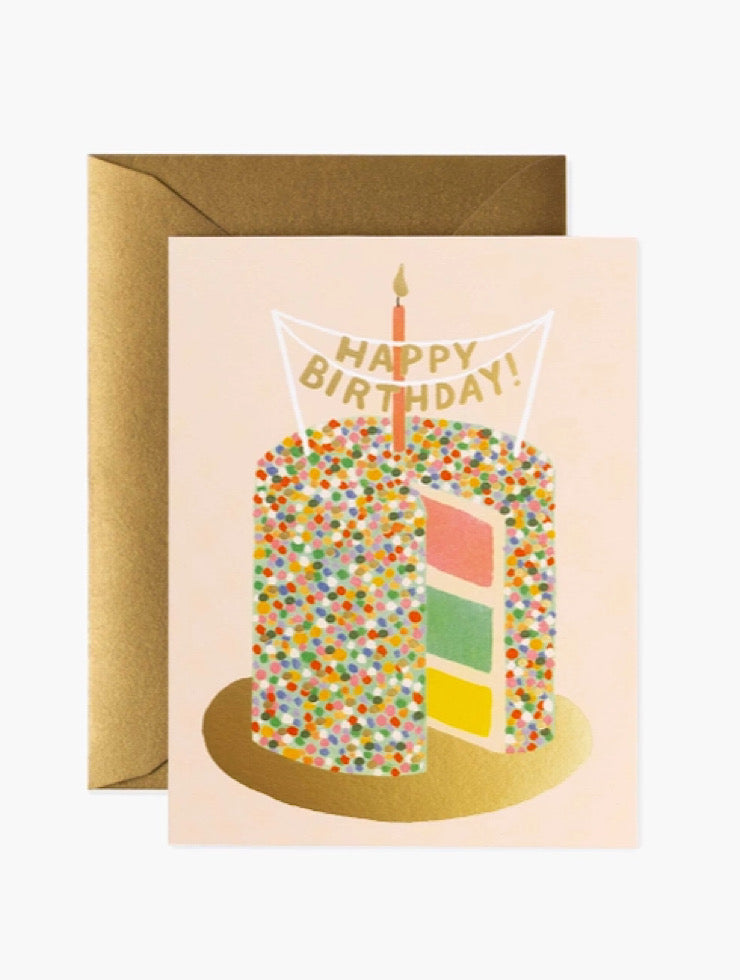 Layer Cake Birthday Card