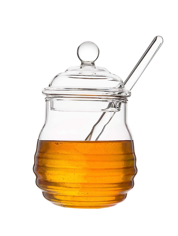 Honey Jar with Dipper
