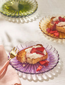 Glass Dessert Plate