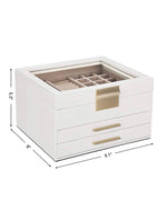 Load image into Gallery viewer, White Jewelry Box
