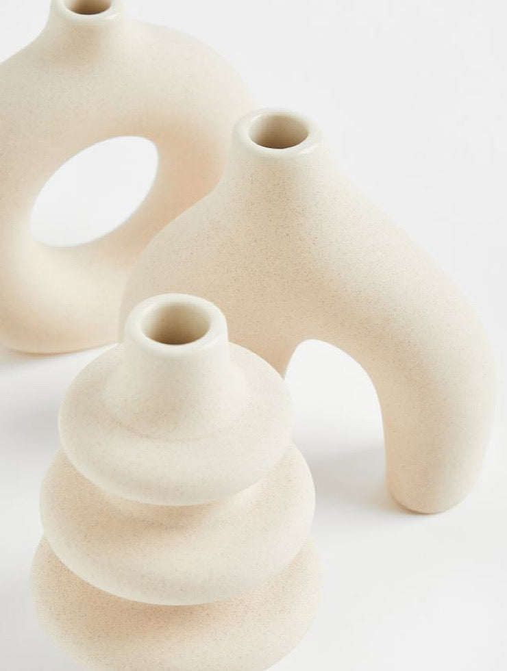 Mini Stoneware Vase Set